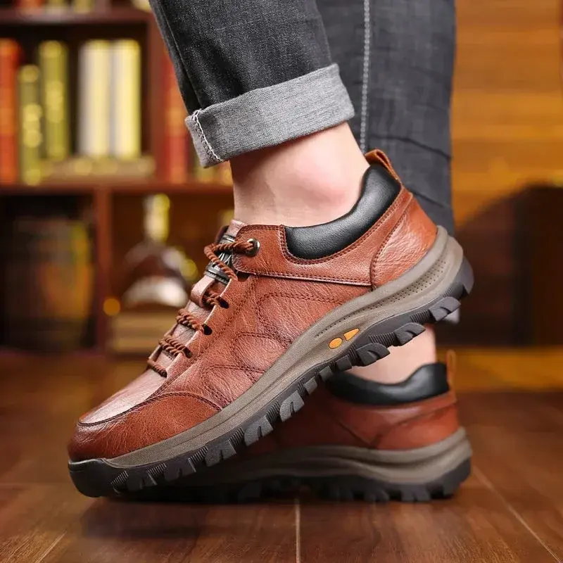 men's shoes Street Trendy Running Non-Slip Outdoor Lace up hiking shoes casual sports shoes Large size mens sneakers 2024