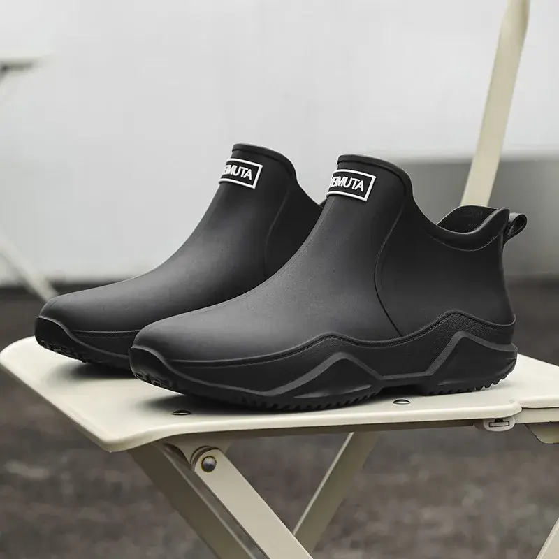 Low-cylinder Rain Shoes for Men and Women: Outdoor Fishing Waterproof Shoes, Stylish Style for Outdoor Wear, Rain Boots2025