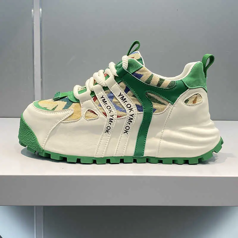 2025 New Luxury Men's Sneakers Tall Thick Bottom Youth Casual Shoes Comfortable Durable Breathable Running Sports Shoes