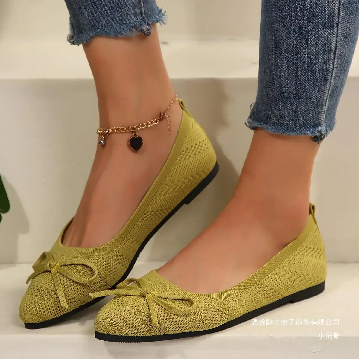 New Style Pointed Toe Shallow Mouth Breathable Comfortable Casual Flats Shoes Wear-resistant Non-slip Loafers Women 2025