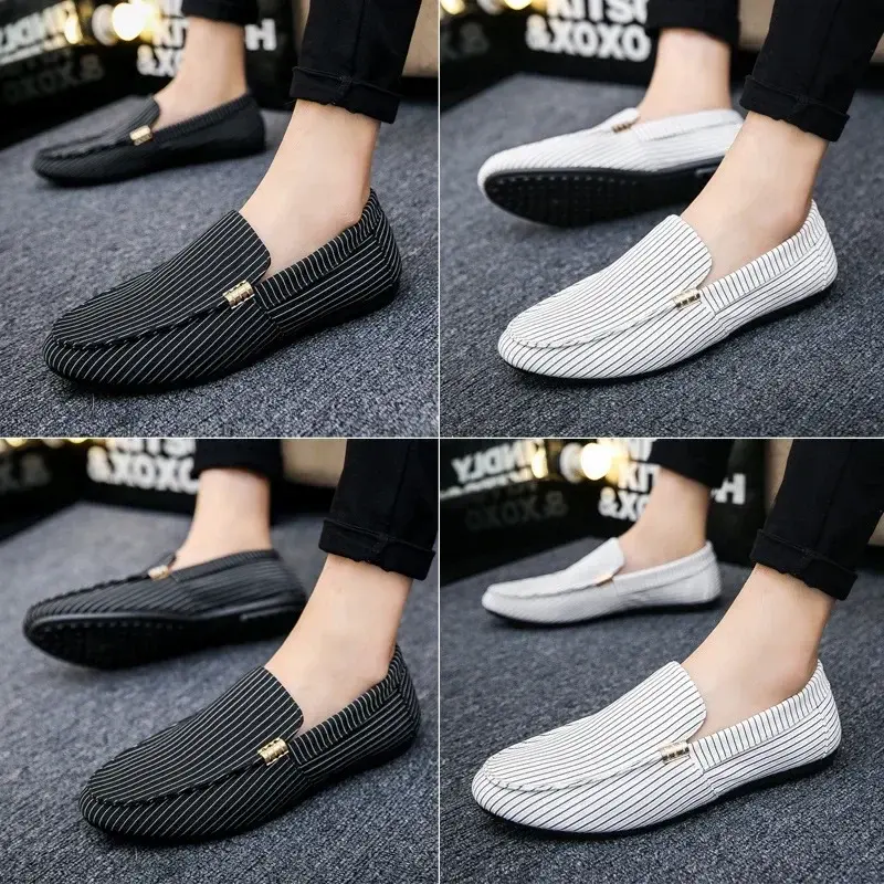 Men's Flat Loafers Comfortable Casual Shoes Breathable Slip-On Soft Driving Shoes Light Moccasins Hombre Men Lazy Shoes 2025