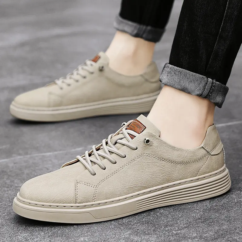 Italian Genuine Leather Casual Shoes Men's Lace Up Oxford  Outdoor Jogging  Office Men's Dress Shoes Large Size 36-47