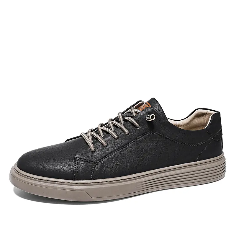 Italian Genuine Leather Casual Shoes Men's Lace Up Oxford  Outdoor Jogging  Office Men's Dress Shoes Large Size 36-47