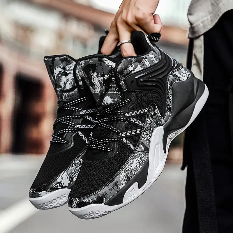 2022 Men Basketball Shoes Breathable Casual Sports Shoes Non-Slip Wearable Sneakers Gym Training Athletic Tenis Shoes for Women