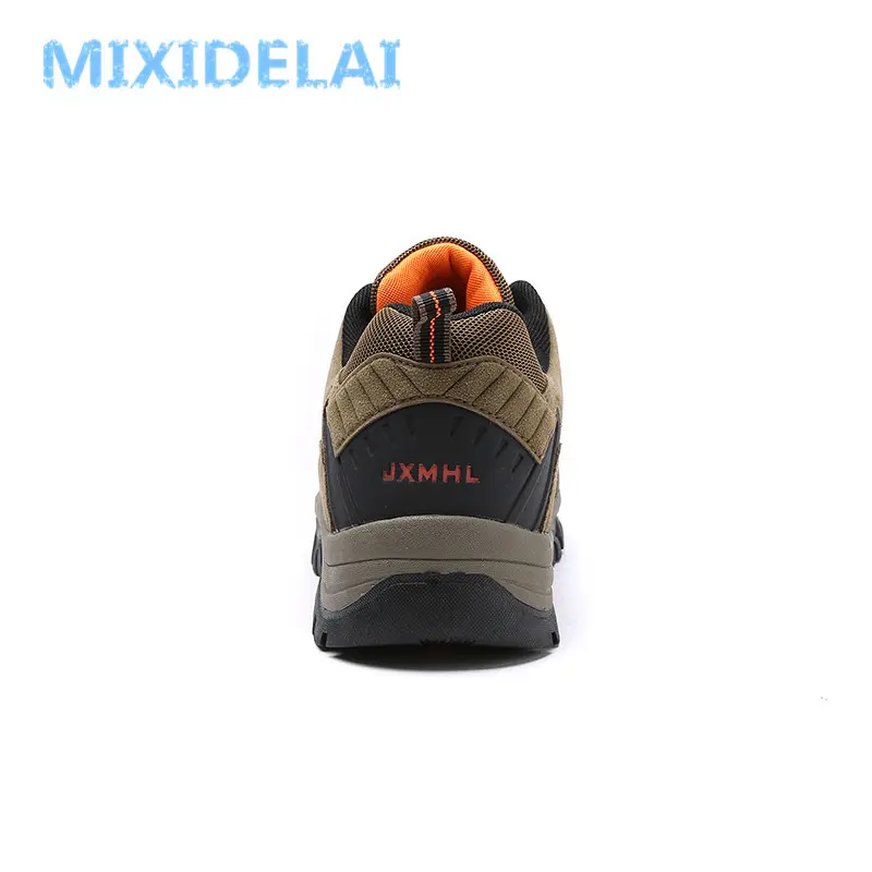 MIXIDELAI Big Size 39-47 Fashion Men Shoes Comfortable Waterproof Outdoor Casual Shoes Lace-Up Spring Autumn Rubber Sneakers