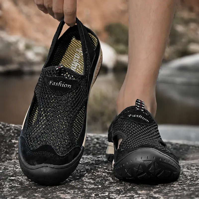 Men's Casual Shoes Lightweight Breathable Mesh Men Sneakers Rubber Sole Non-Slip Men's Summer Shoes Outdoor Fashion Men Shoes