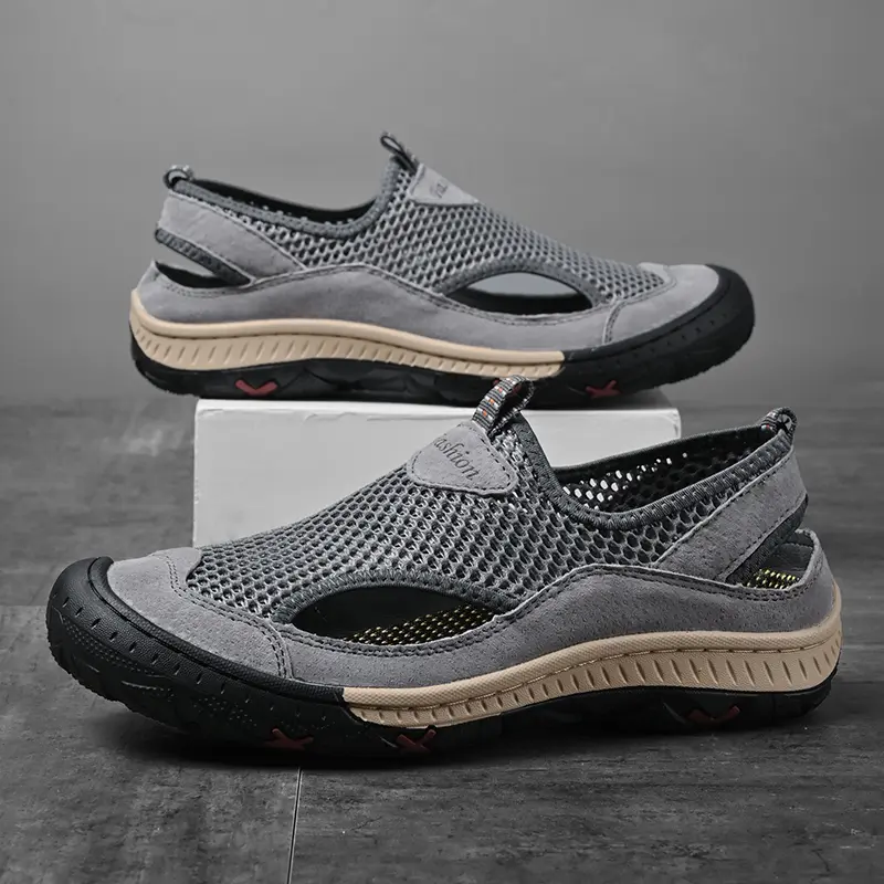 Men's Casual Shoes Lightweight Breathable Mesh Men Sneakers Rubber Sole Non-Slip Men's Summer Shoes Outdoor Fashion Men Shoes