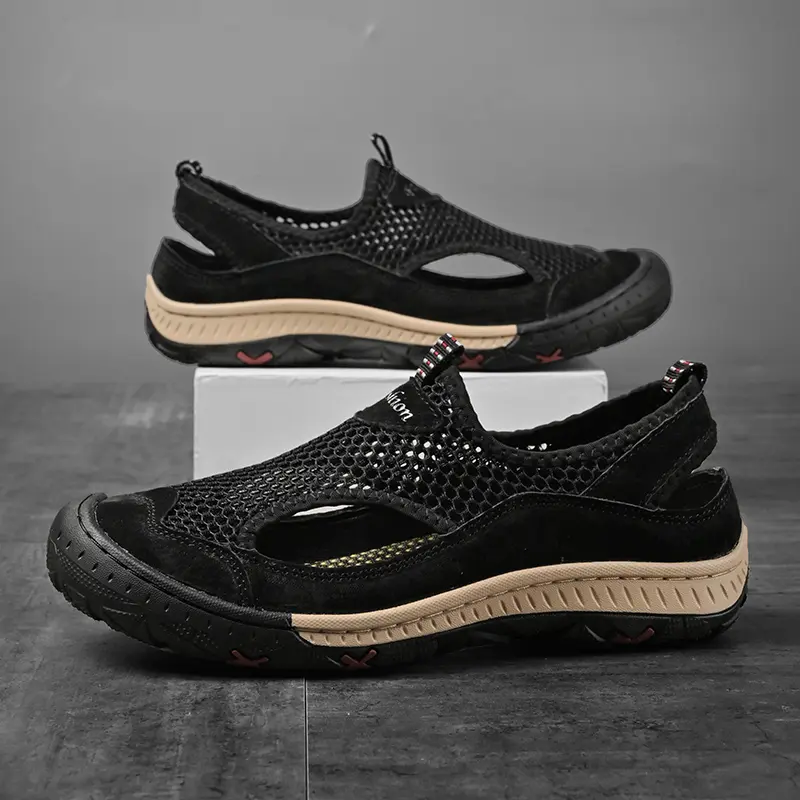 Men's Casual Shoes Lightweight Breathable Mesh Men Sneakers Rubber Sole Non-Slip Men's Summer Shoes Outdoor Fashion Men Shoes