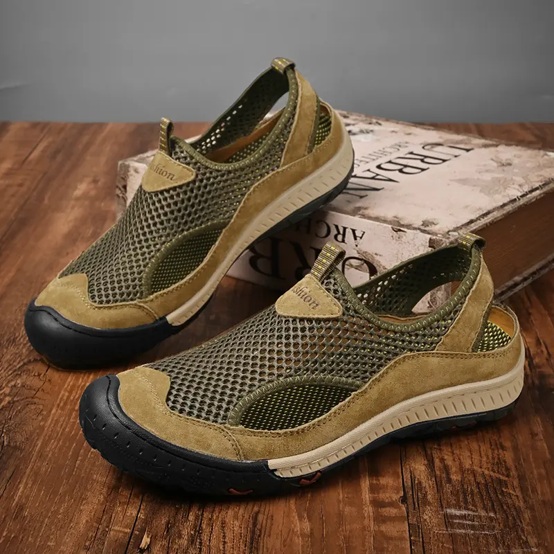 Men's Casual Shoes Lightweight Breathable Mesh Men Sneakers Rubber Sole Non-Slip Men's Summer Shoes Outdoor Fashion Men Shoes