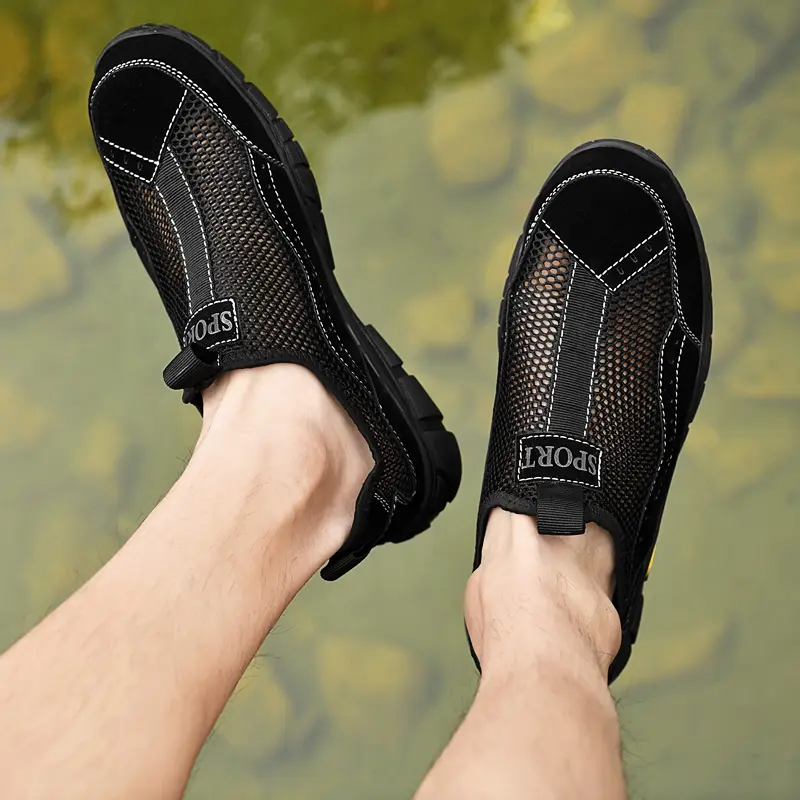 Classic Summer Sneakers Breathable Loafers Mesh Men Casual Shoes Fashion Lightweight Men's Shoes Outdoor Non-Slip Walking Shoes