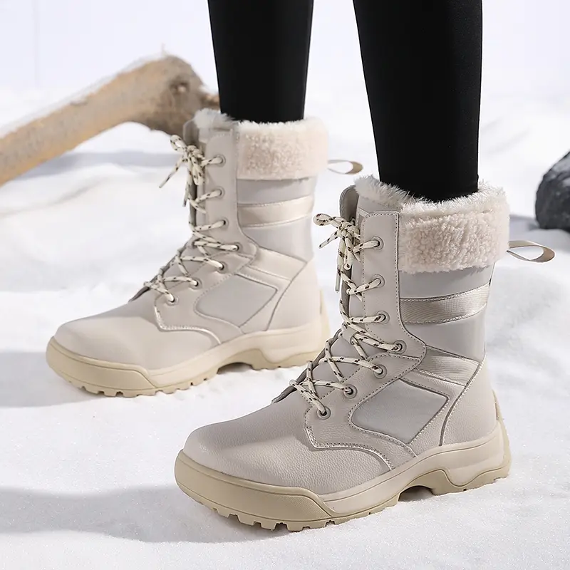 New Winter Women Ankle Boots Keep Warm Women's Snow Boots Outdoor Waterproof Platform Women's Hiking Boots Thickened Plush Boots
