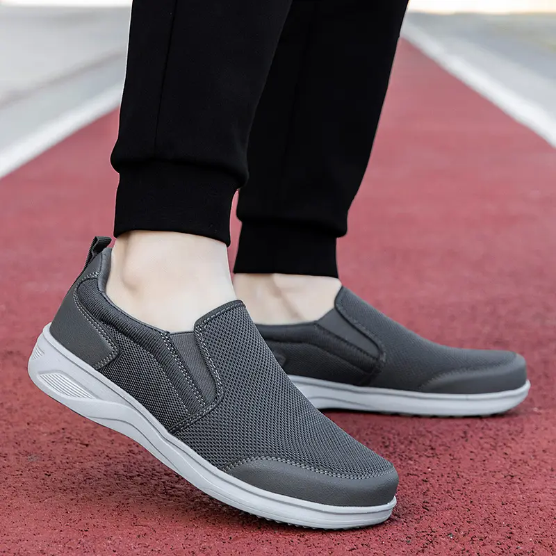 New Spring Lightweight Men's Casual Shoes Breathable Mesh Men Sneakers Loafers Walking Shoes Luxury Moccasins Males Boat Shoes