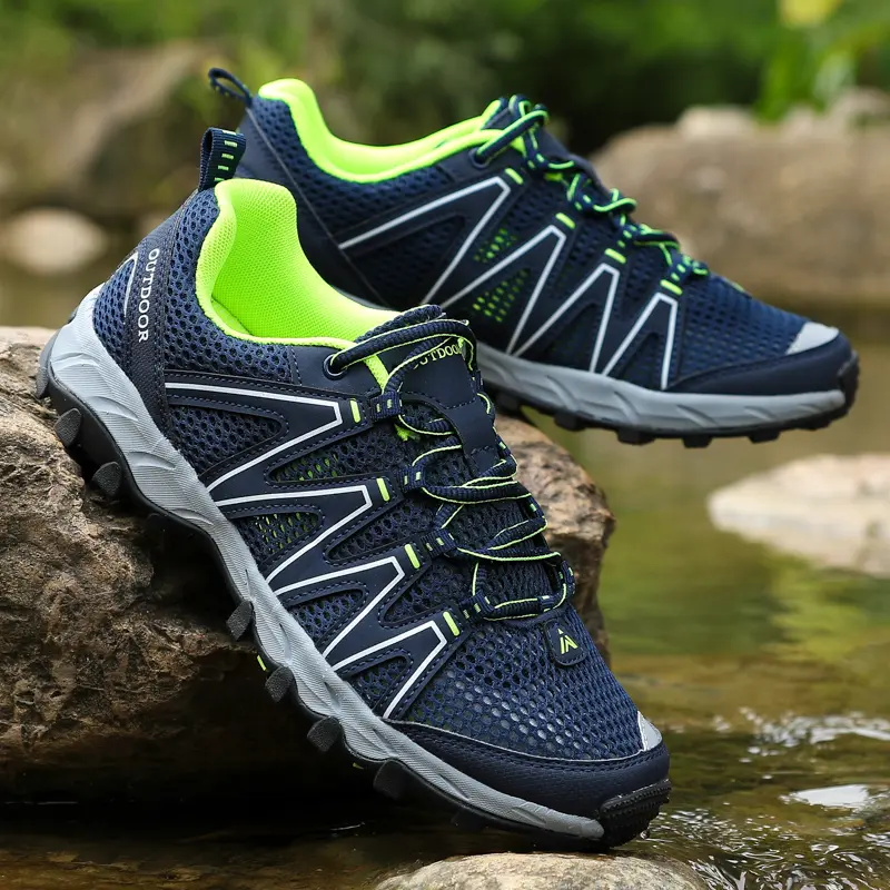 2024 New Hot Sale Men's Casual Shoes Summer Outdoor Sneakers Mesh Breathable Men's Shoes Comfortable Men Loafers Big Size 39-46