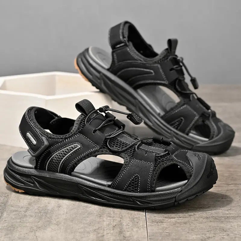 New Male Shoes Men Sandals Summer Men's Shoes Beach Sandals Man Fashion Outdoor Casual Sneakers Lightweight Sandals Size 38-45