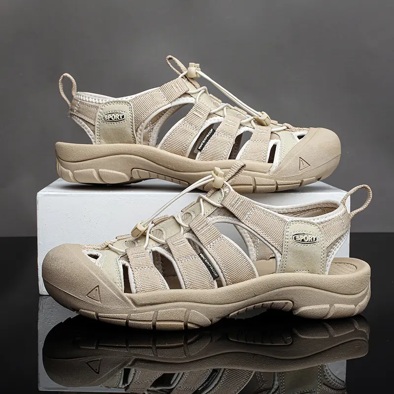 Outdoor Men's Sandals Non-slip Men's Casual Sneakers Comfortable Beach Sandals Plus Size Summer Men's Breathable Wading Shoes