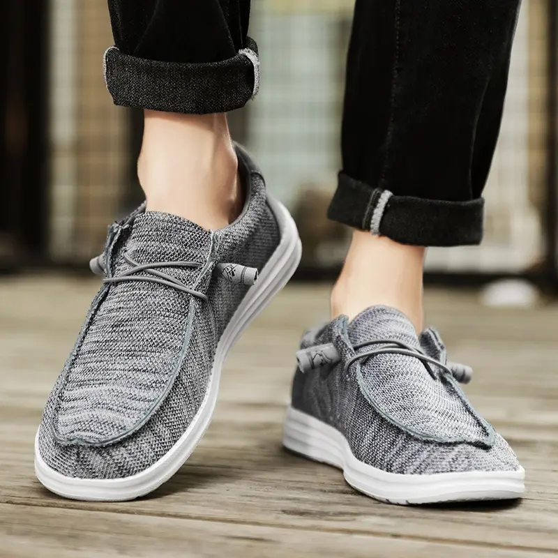 Summer Men’s Casual Shoes Breathable Mesh Sneakers Outdoor Lightweight Walking Shoes Men’s Oversized Shoes Loafers Size 39-50