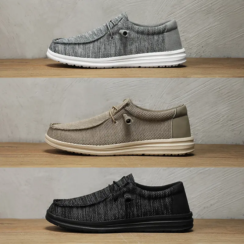 Summer Men’s Casual Shoes Breathable Mesh Sneakers Outdoor Lightweight Walking Shoes Men’s Oversized Shoes Loafers Size 39-50