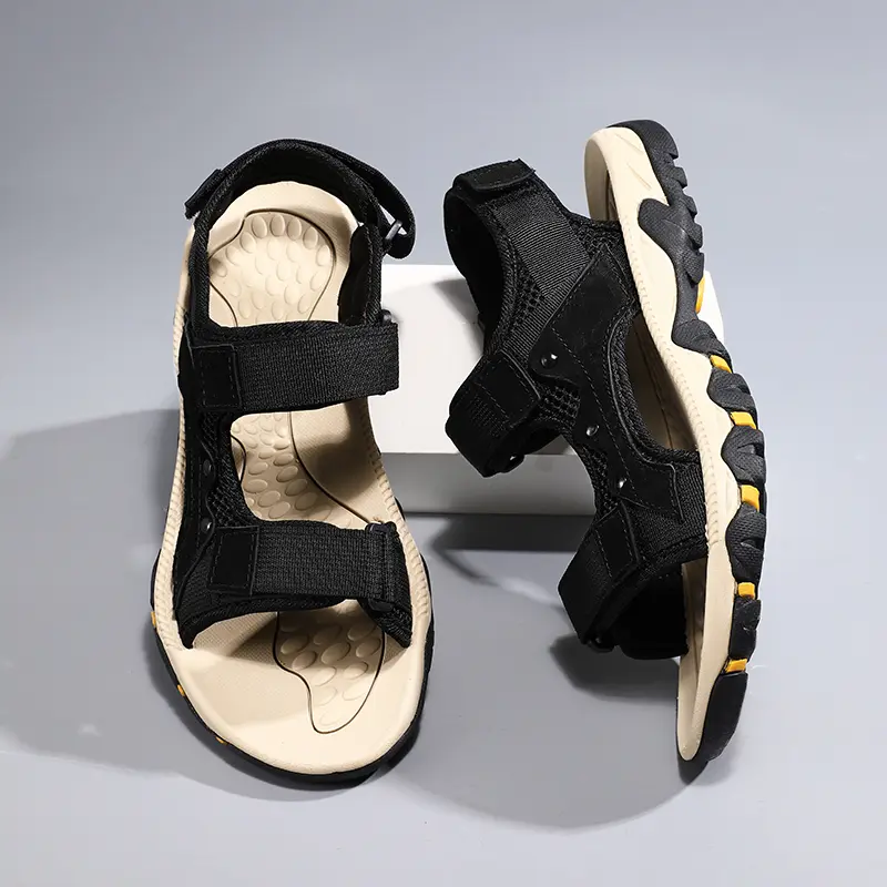Men Sandals Summer Casual Shoes Beach Sandals Men Sandalias Hombre Outdoor Lightweight Roman Style Wading Sneakers Size 38-47