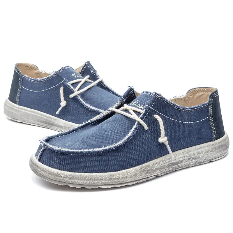 MIXIDELAI New Arrival Summer Autumn Comfortable Casual Shoes Mens Canvas Shoes For Men Brand Fashion Flat Loafers Shoe Size 48