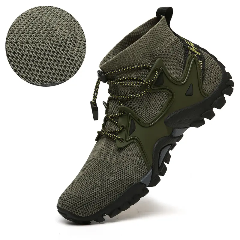 Summer Men's Casual Shoes Mesh Breathable Men's Sneakers Outdoor Slip-On Men's Shoes Lightweight Men's Wading Shoes Hot Sale