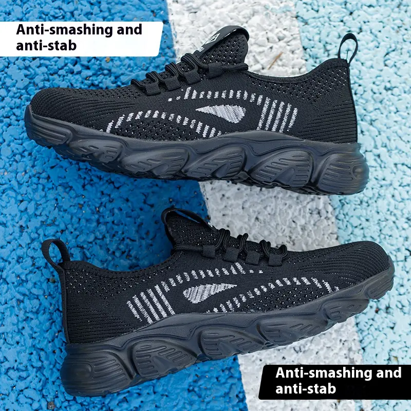 New Men Work Boots protection Shoes With Anti Smashing and Anti Piercing Steel Toe Caps, Safety Shoes Wear Resistant Seasons