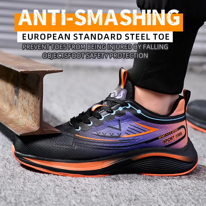 Summer New Work Safety Shoes Steel Toe Cap Work Shoes Protection Sneakers Work Boots Indestructible shoes Puncture-Proof Boots