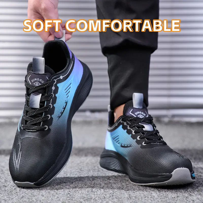 Summer New Work Safety Shoes Steel Toe Cap Work Shoes Protection Sneakers Work Boots Indestructible shoes Puncture-Proof Boots