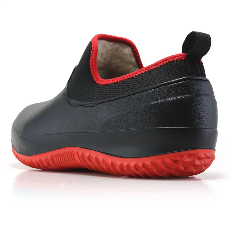 Mens Kitchen Working Shoes Non-slip Waterproof Chef Shoes Casual Unisex Work Shoes Water Shoes Rain Cotton Boots Plus Size 35-47