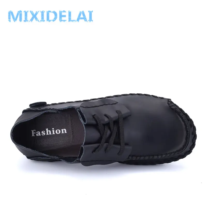 Men Leather Shoes Casual 2025 Autumn Fashion Shoes For Men Designer Shoes Casual Breathable Big Size Mens Shoes Comfort Loafers