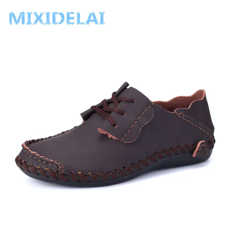 Men Leather Shoes Casual 2025 Autumn Fashion Shoes For Men Designer Shoes Casual Breathable Big Size Mens Shoes Comfort Loafers