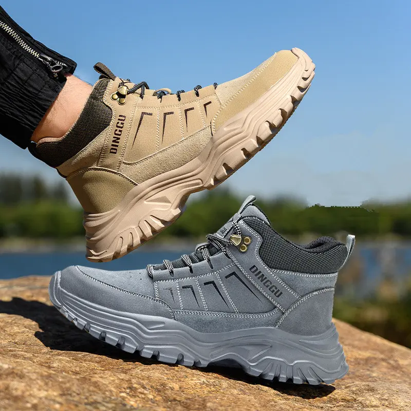 Lightweight Safety Shoes Men New Sneakers Steel toe shoes Puncture-Proof Work shoes Protection Boots Security Shoes Non-slip