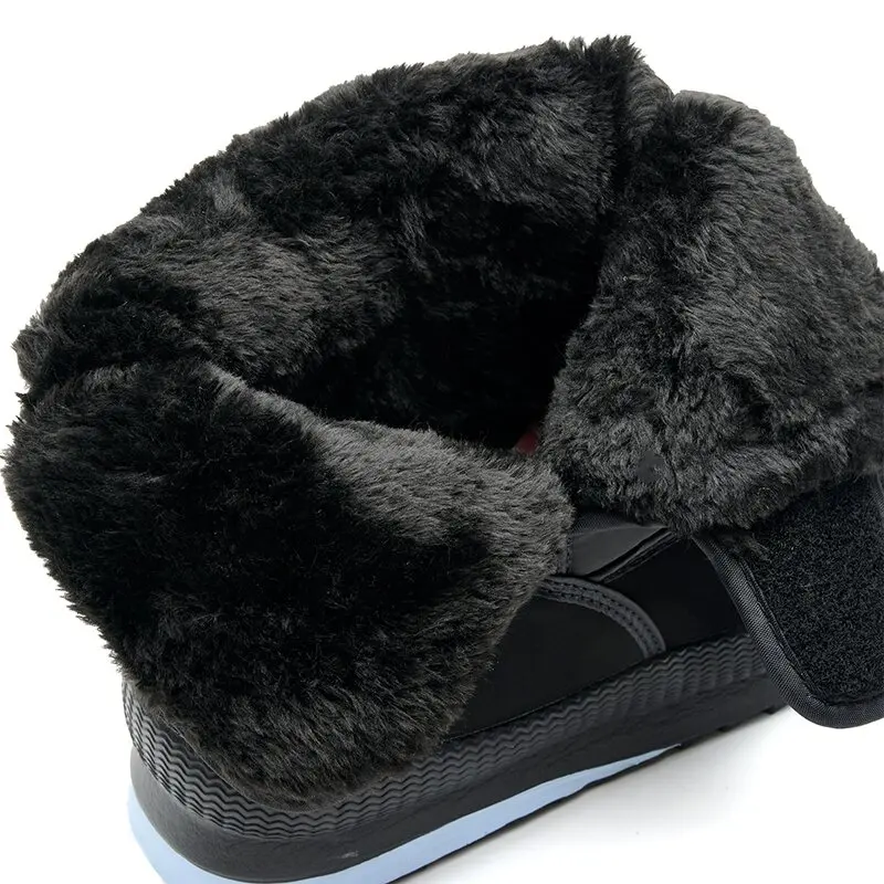 New Men's Winter Boots Warm Plush Snow Boots High Quality Waterproof High-Top Men's Ankle Boots Outdoor Men Hiking Boots Sneaker