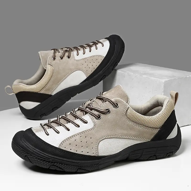 New Genuine Leather Men Casual Shoes High Quality Non-slip Sole Comfortable Men's Sneakers Moccasins Large Size Flat Men's Shoes