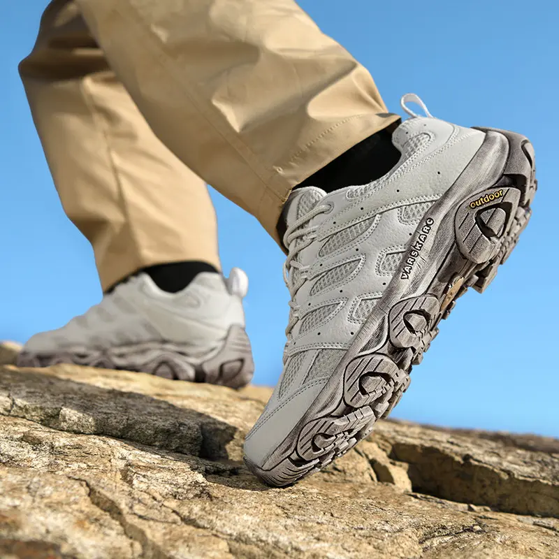 Men Breathable Sneakers Spring/Summer Shoes Fashion Shoes For Men Lightweight Climbing Hiking Shoes Outdoor Walking Casual Shoes
