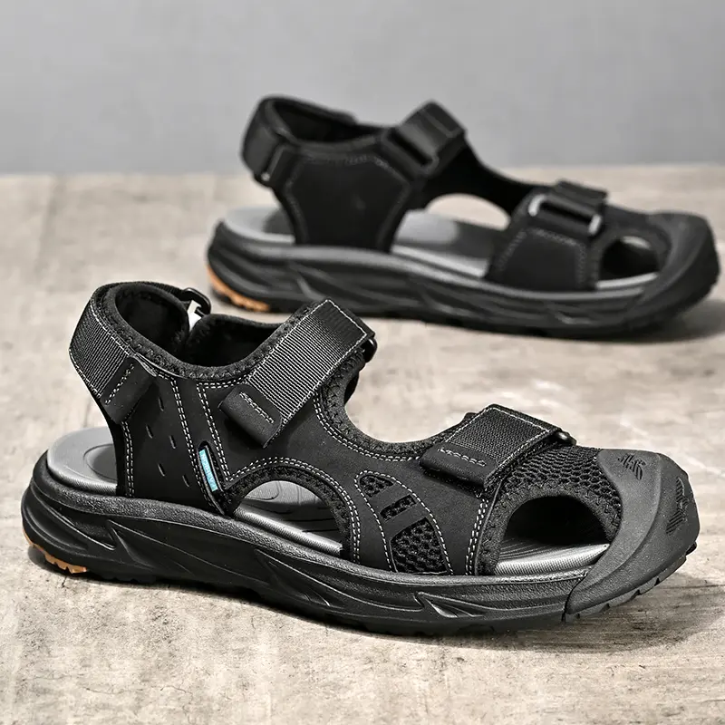 Summer Men's Sandals Outdoor Walking Sandals Roman Style Casual Shoes Brand Men's Wading Sandals Big Size Lightweight Sneakers