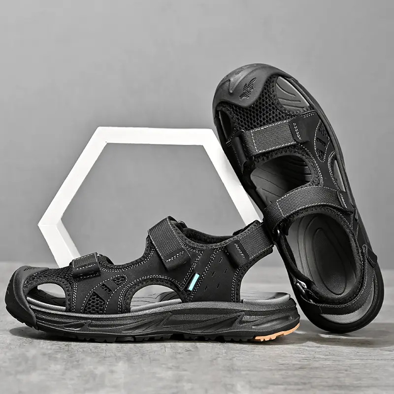Summer Men's Sandals Outdoor Walking Sandals Roman Style Casual Shoes Brand Men's Wading Sandals Big Size Lightweight Sneakers