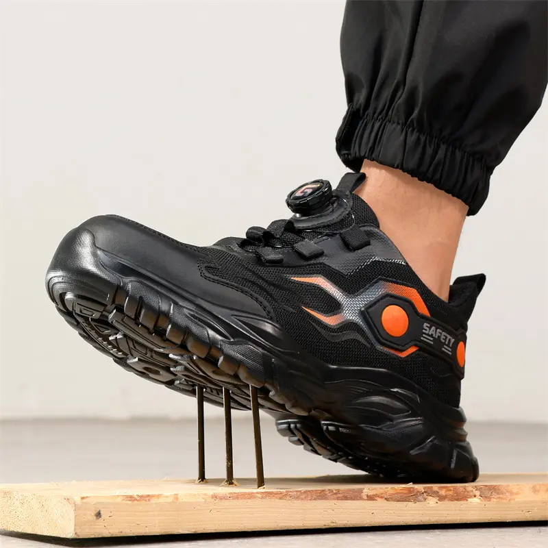 New Safety Boots Men Work Indestructible Shoes Sneakers Steel Toe Protective Boots Anti-smash Anti-puncture Work Safety Shoes