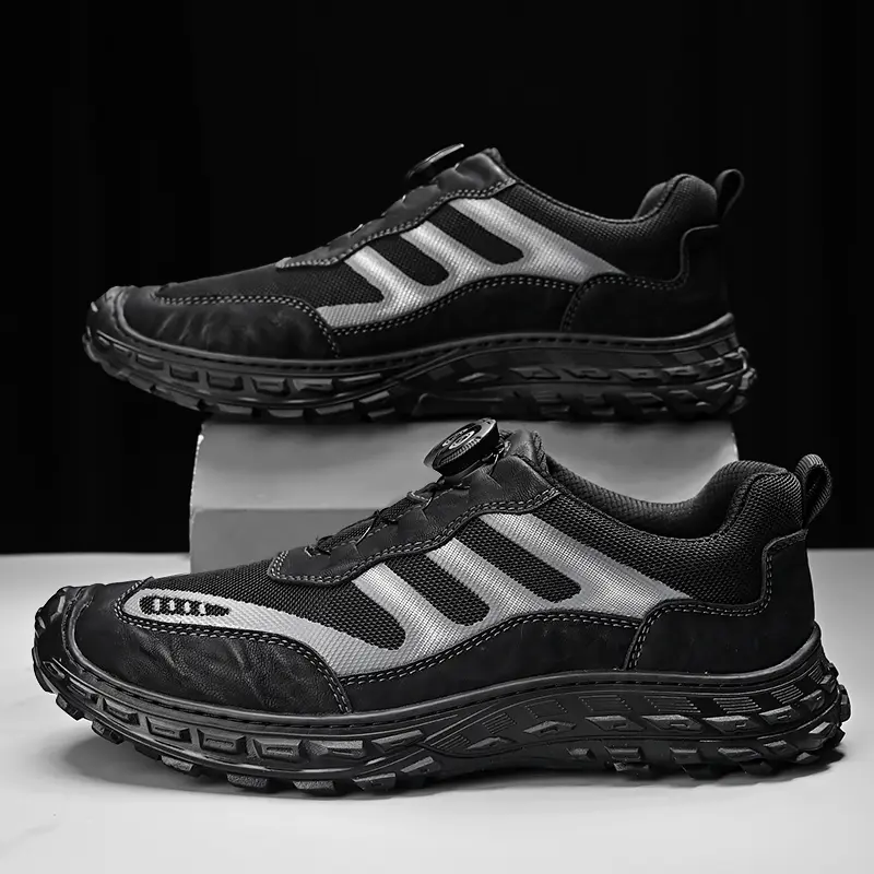 Brand Men's Shoes Comfortable Rotating Buttons Casual Shoes Men Fashion Breathable Flats For Men Sneakers Outdoor Walking Shoes