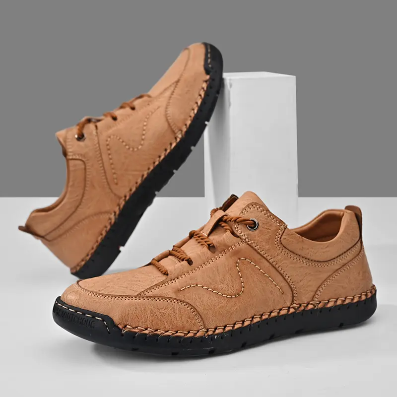 Men's Driving Shoes Men's Handmade Loafers Fashion Men's Shoes Outdoor Breathable Casual Shoes Moccasins Large Size Sneakers