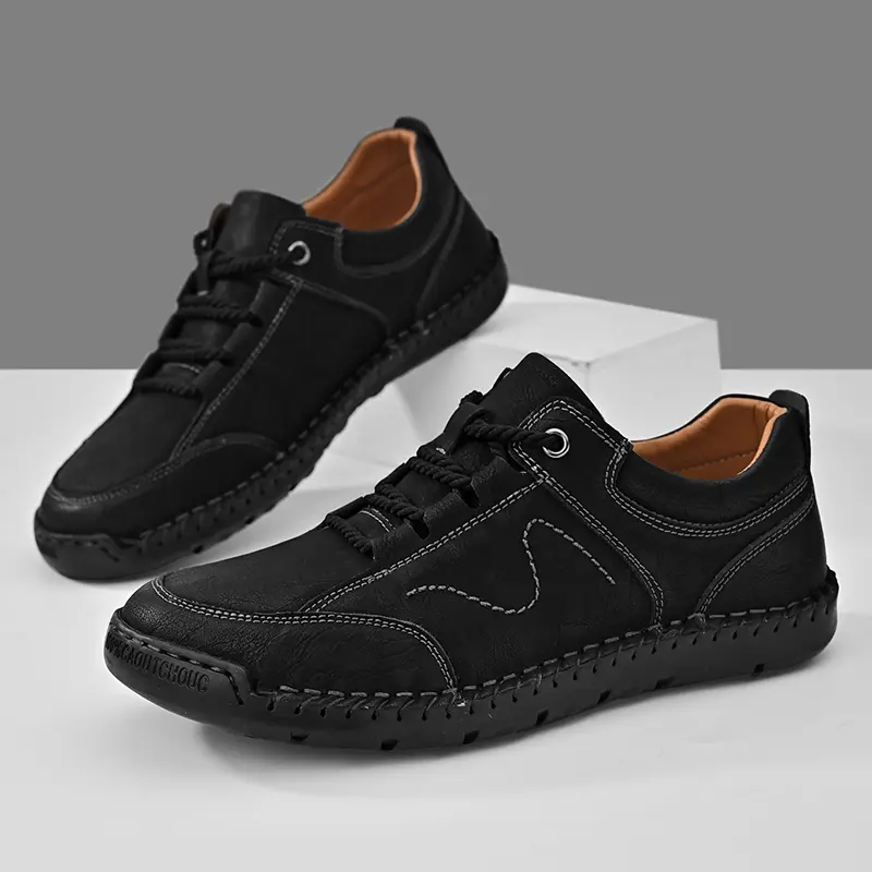 Men's Driving Shoes Men's Handmade Loafers Fashion Men's Shoes Outdoor Breathable Casual Shoes Moccasins Large Size Sneakers