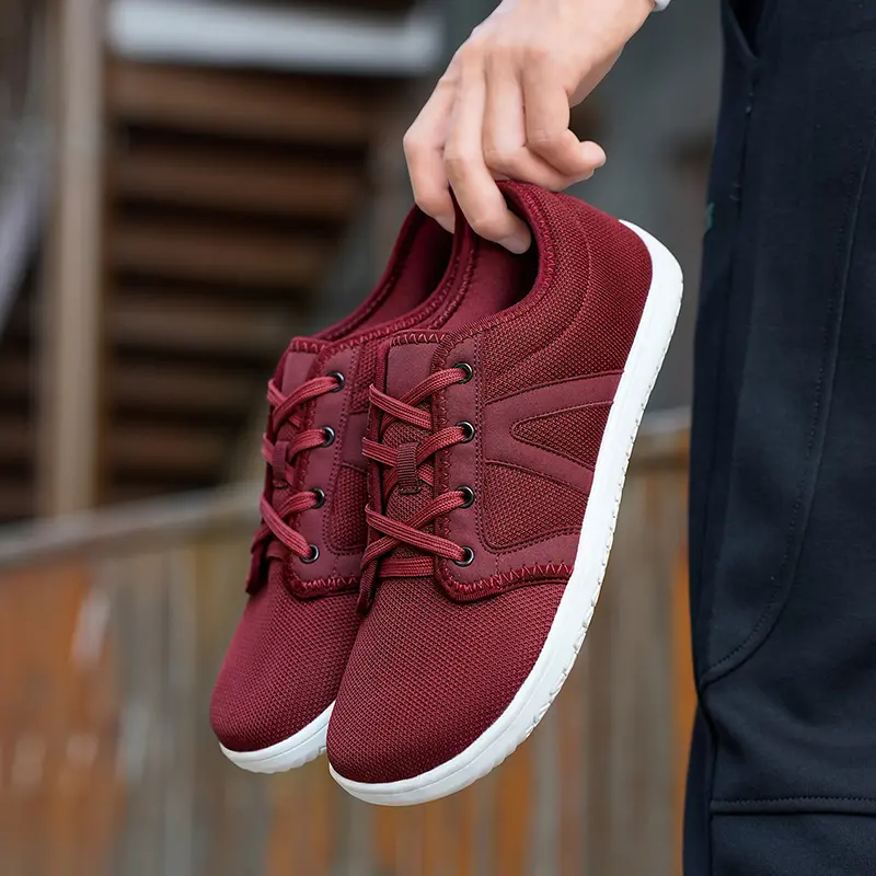 Men Summer Wide Toe Loafers Mesh Casual Shoes Breathable Men's Sneakers Fashion Male Outdoor Walking Rubber Flats Driving Shoes