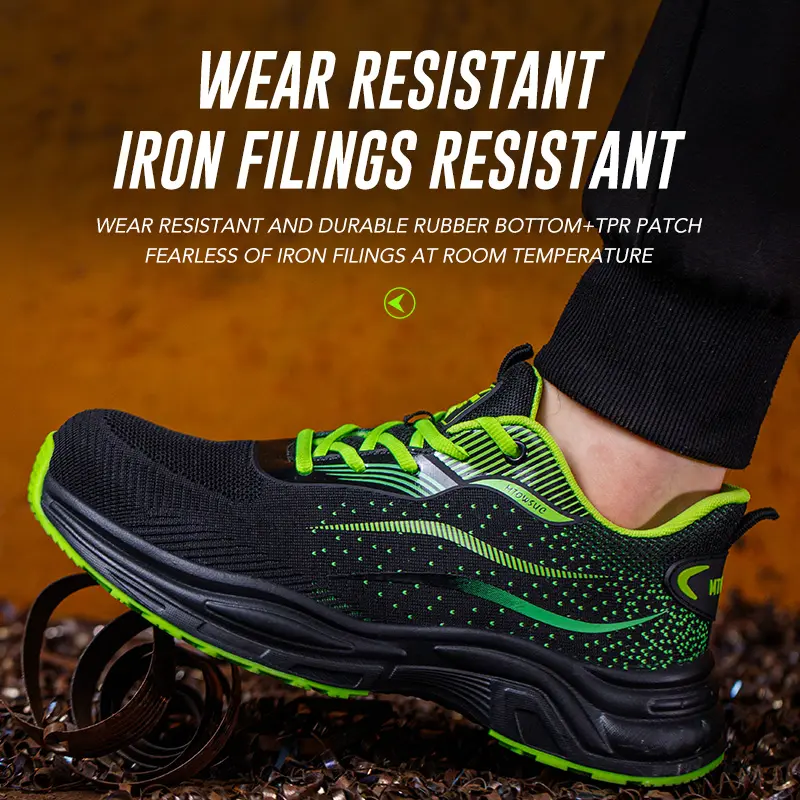 Security Men Shoes Anti smashing anti puncture Safety Shoes Men Work Sneakers Steel Toe shoes Indestructible Industrial Shoes