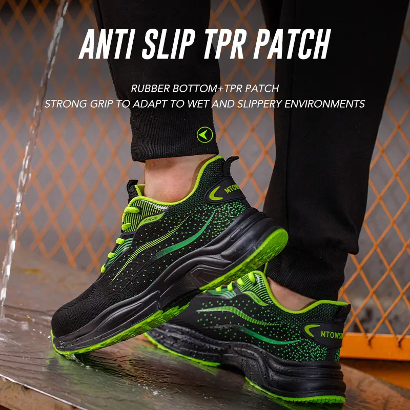 Security Men Shoes Anti smashing anti puncture Safety Shoes Men Work Sneakers Steel Toe shoes Indestructible Industrial Shoes