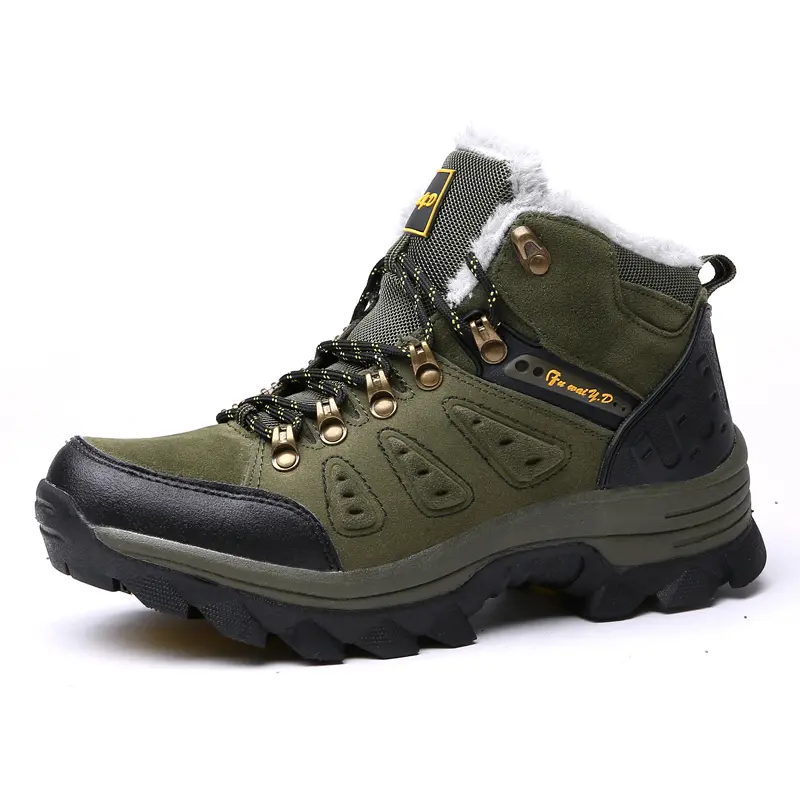 MIXIDELAI 2024 New Big Size Men Boots for Men Winter Snow Boots Warm Fur&Plush Lace Up High Top Fashion Men Shoes Sneakers Boots