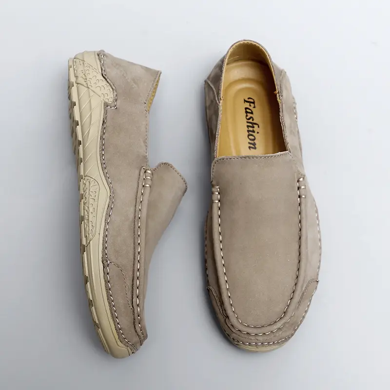 Genuine Leather Men Shoes Casual Luxury Brand Soft Men's Loafers Moccasins Italian Breathable Slip on Male Boat Shoes Plus Size