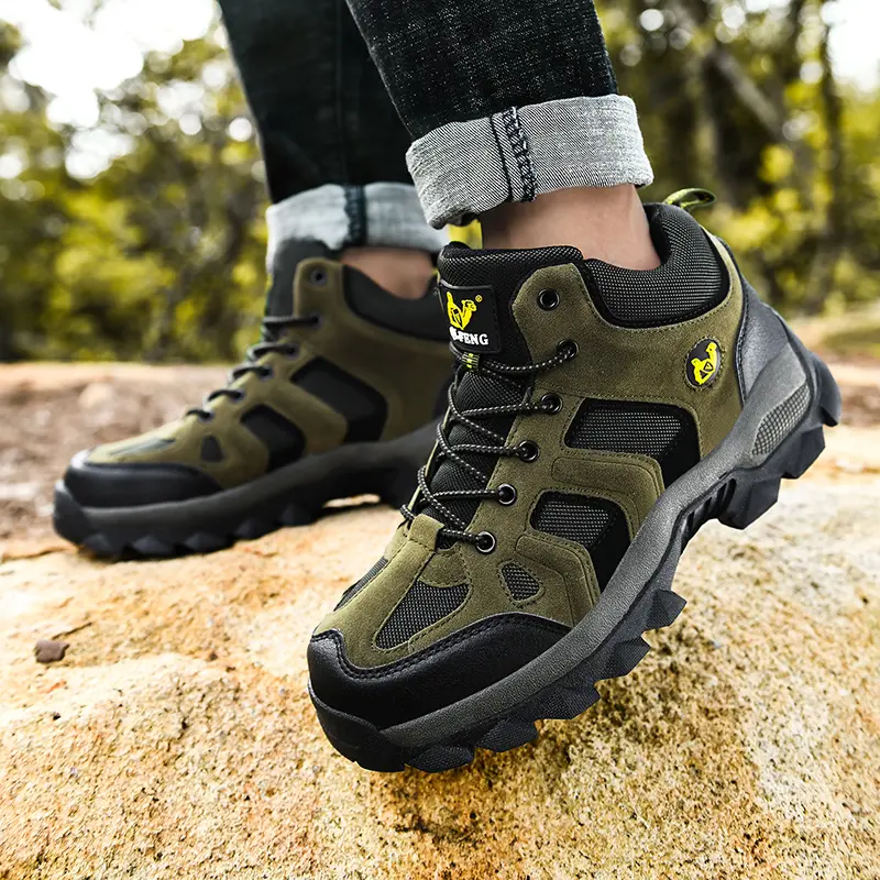 Brand Men's Winter Boots Plush Warm Men's Snow Boots Outdoor Comfortable Men's Ankle Boots Waterproof Hiking Boots Sneakers