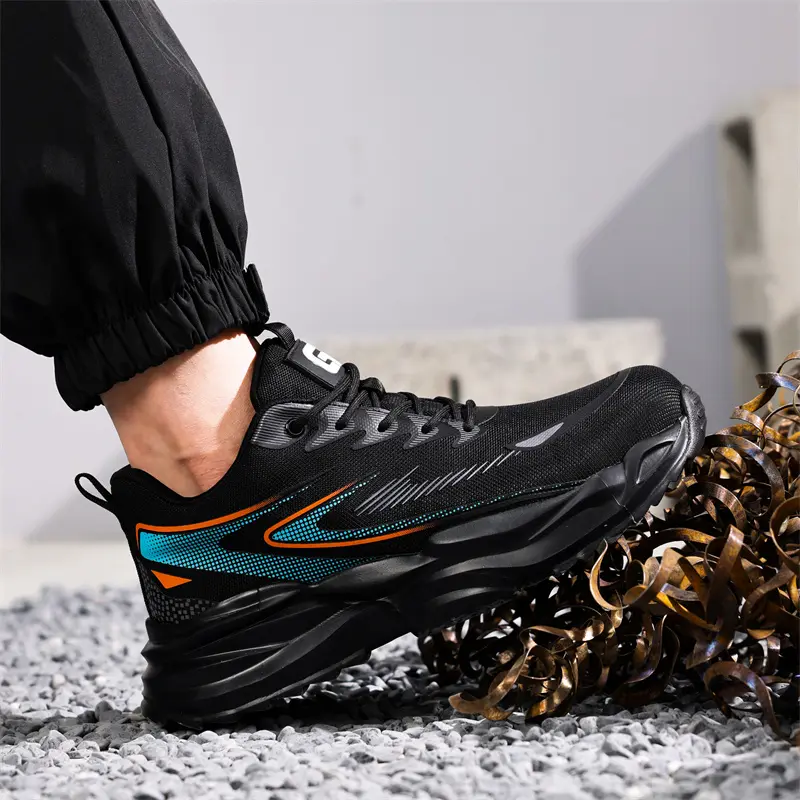 Work Sneakers for Men Safety Shoes Anti-smash Anti puncture Indestructible shoes Breathable comfort Steel Toe Protection Shoes