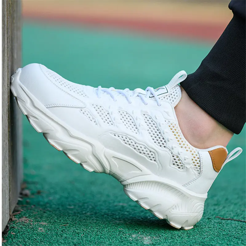 Security Men Shoes Anti smashing anti puncture Safety Shoes Men Work Sneakers Steel Toe shoes Indestructible Industrial Shoes