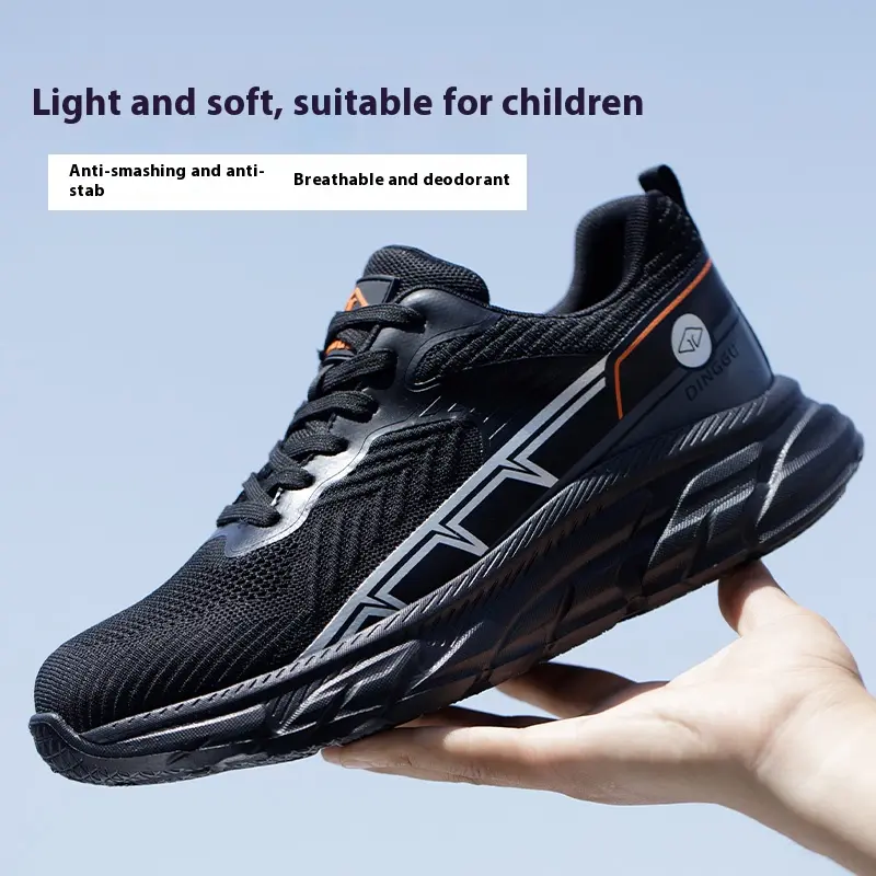 Working Sneakers Men Brand Indestructible Shoes New Safety Shoes Men Anti-smash Anti-puncture Protective Shoes Work Boots Male