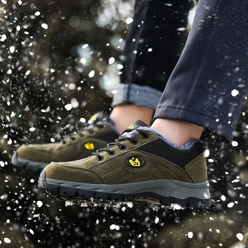 MIXIDELAI Brand Winter Shoes Men Big Size 38-48 Super Warm Men's Boots Sneakers Ankle Warm Plush Snow Boots For Man Footwear